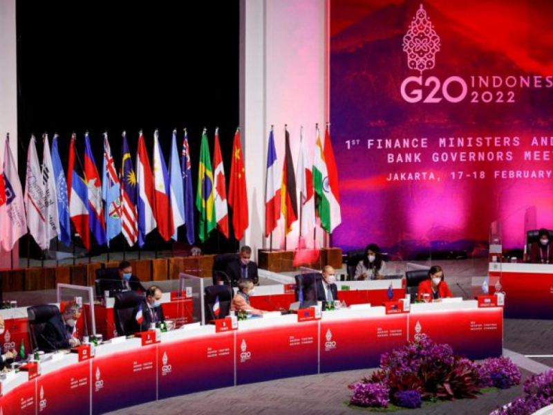 В Госдуме назвал шантажом США планы Киева выгнать Россию из G20